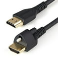 thumbnail image 1 of Startech.com 2m (6ft) Hdmi Cable With Locking Screw, 4k 60hz Hdr 10, High Speed Hdmi 2.0 Monitor Cable With Locking Screw Connector For Secure Connection, Hdmi Cable With Ethernet, M/m - Adjustable, 1 of 4