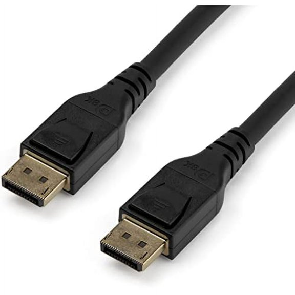 Startech.com 3m VESA Certified DisplayPort 1.4 Cable - 8K 60Hz HBR3 HDR - 10' Super UHD DisplayPort to DisplayPort Monitor Cord - Ultra HD 4K 120Hz DP 1.4 Slim Video Cable M/M DP Connector (DP14MM3M)
