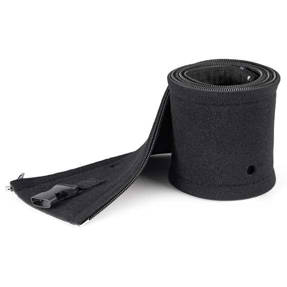 StarTech.com 40" Neoprene Cable Management Sleeve with Zipper/Buckle, Computer/PC Cord Cover, Flexible Cable Sleece/Organizer Wrap, Black, Black, 1 (Quantity)