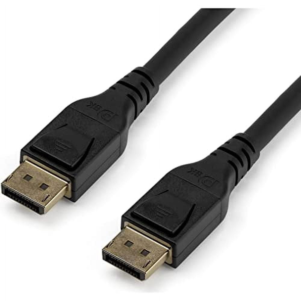 Startech.com 5m VESA Certified DisplayPort 1.4 Cable - 8K 60Hz HBR3 HDR - 16' Super UHD DisplayPort to DisplayPort Monitor Cord - Ultra HD 4K 120Hz DP 1.4 Slim Video Cable M/M DP Connector (DP14MM5M)