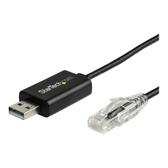 Startech.com 6 Ft (1.8 M) Cisco Usb Console Cable - Usb To Rj45 Rollover Cable - 460kbps - Windows, Mac And Linux Compatible - M/m (icusbrollovr) - Serial Cable - Usb (m) To Rj-45 (m) - 6 Ft - Usb