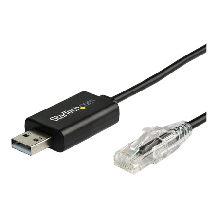 Startech.com 6 Ft (1.8 M) Cisco Usb Console Cable - Usb To Rj45 Rollover Cable - 460kbps - Windows, Mac And Linux Compatible - M/m (icusbrollovr) - Serial Cable - Usb (m) To Rj-45 (m) - 6 Ft - Usb