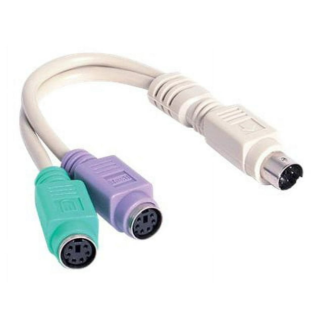 Startech 6in PS/2 Keyboard Mouse Splitter Cable Adapter