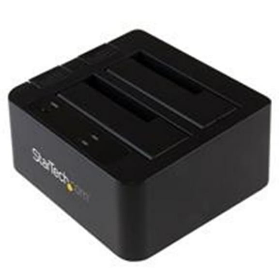 Startech.com USB 3.1 Dual-Bay Dock for 2.5 & 3.5 in. SATA SSD-HDDs - Black