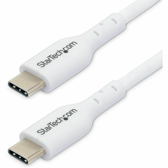Startech.com USB2CC6FWHE 6ft White Usb-c Charging Cable Pwr 60w Power Delivery - Type-C Data Transfer Cable