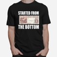 Started From Bottom Food Stamp Coupon Funny Meme Shirt