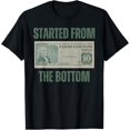 Started From Bottom Food Stamp Coupon green Retro TShirt