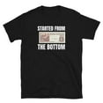 thumbnail image 1 of Started From The Bottom Funny Food Stamp 80's 90's Retro Vintage shirt Short-Sleeve Unisex T-Shirt, 1 of 2