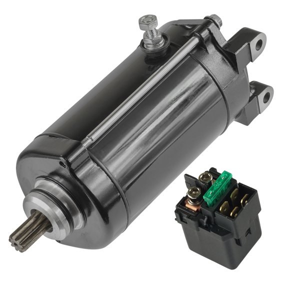 Starter And Relay Solenoid for Kawasaki Vulcan 1500 VN1500 1996-2008