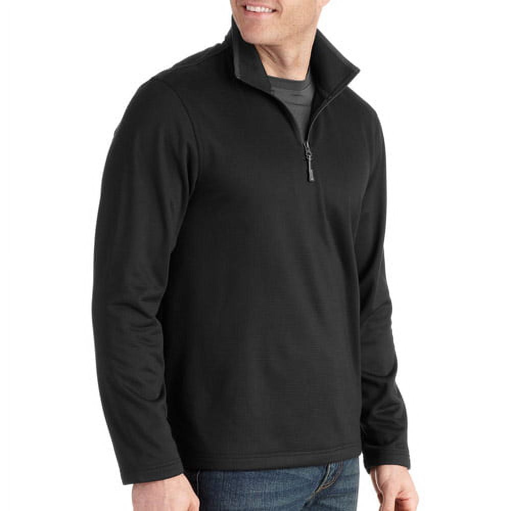 Starter Big Men's 1/4 Zip Reverse Grid Fleece Jacket - Walmart.com