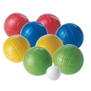 Starter Bocce Ball Set - Multi-Color - 90 mm - Set of 8 Balls