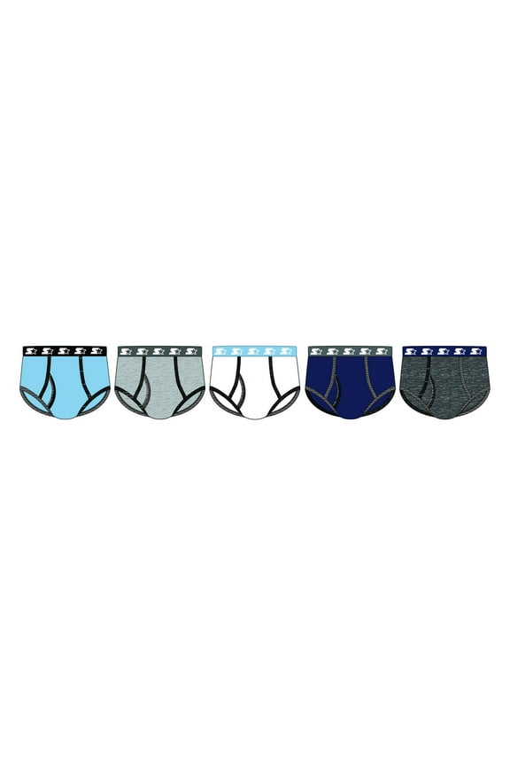 Boys' Boxer Briefs 6-Pack Performance Dri Fusion Tech Compression No Fly Underwear