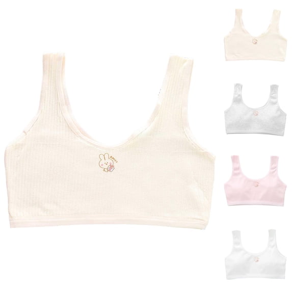 Starter Bra Sports Training Bra for Girls Girls Underwear Girls' Underwear Soft and Comfortable Briefs for Daily Wear - Ideal Kids' Panties for School Play and Leisure Activities