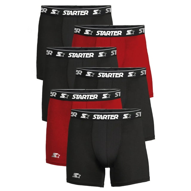 Starter Cotton Mens Briefs Breathable Underwear for Men, 2X Multi Color 6-Pack