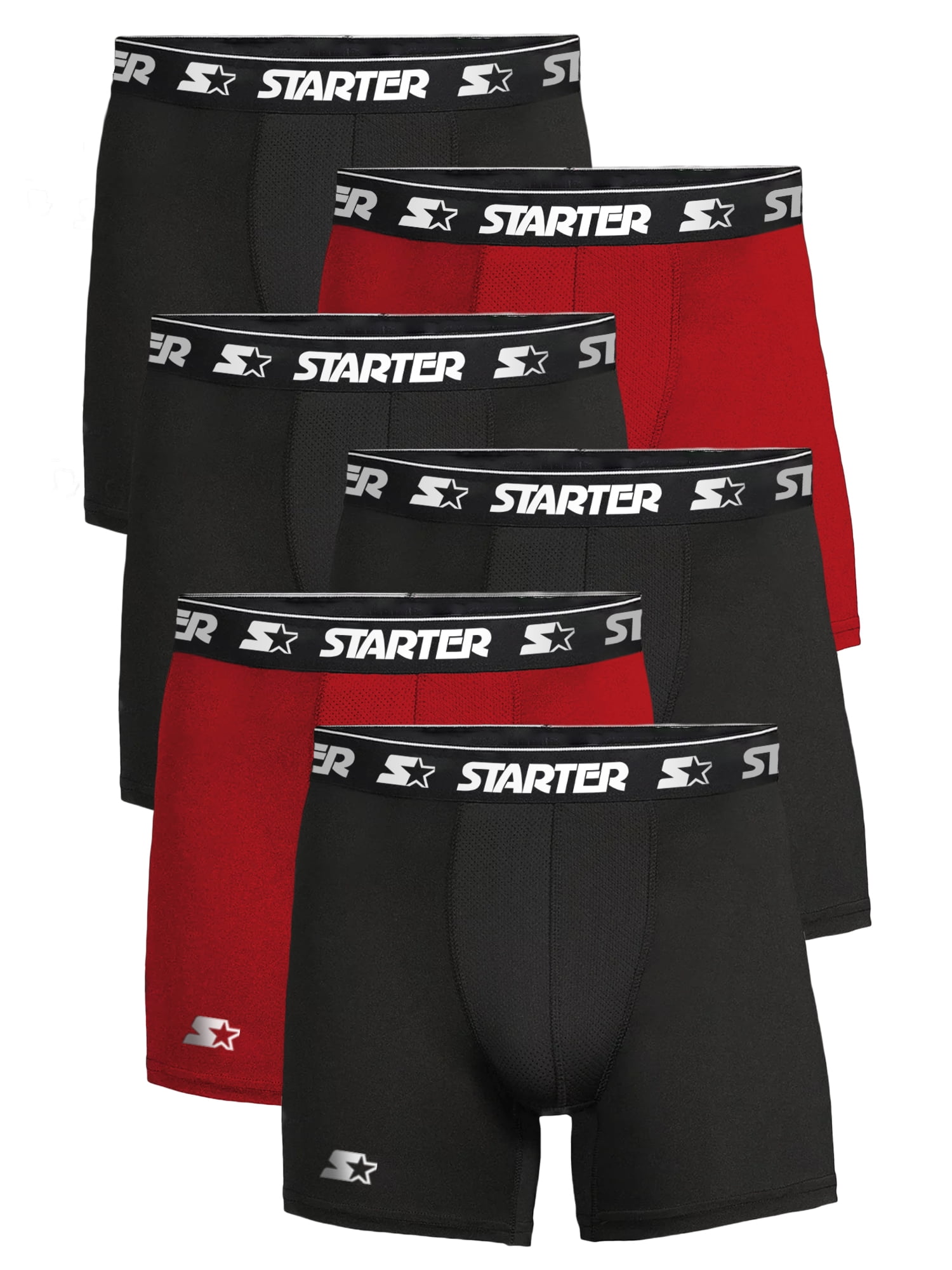 Starter Cotton Mens Briefs Breathable Underwear for Men, Medium Multi Color 6-Pack