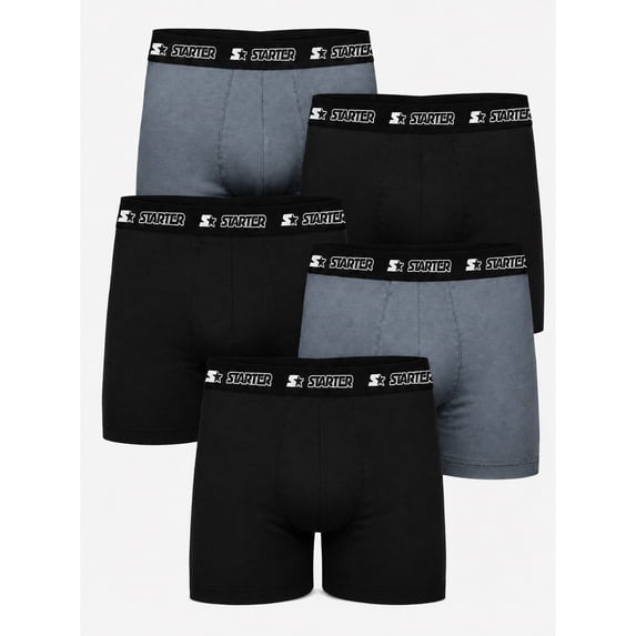 Starter Cotton Mens Briefs Breathable Underwear for Men, S-XL Multi Color 5-Pack