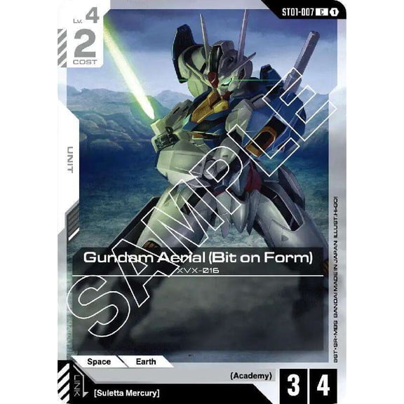 Starter Deck 01: Heroic Beginnings Gundam Aerial ST01-007 [Bit on Form]