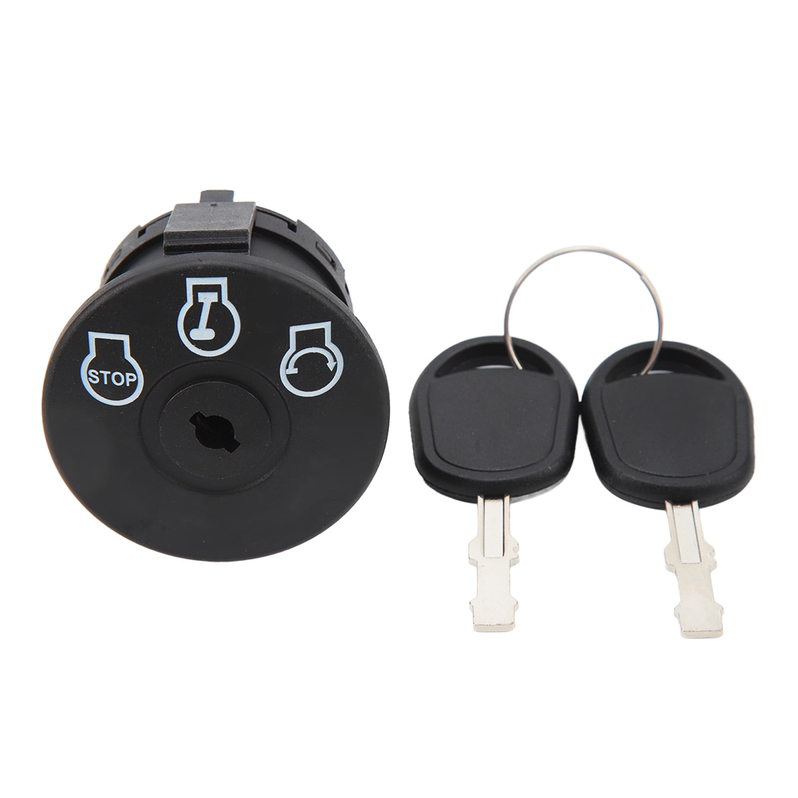 Starter Ignition Switch Mower Engine Starter Switch 3 Positions with 2