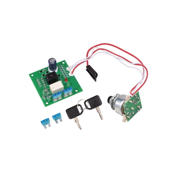 Starter Ignitions Switches Module Replacement Ignitions Switches with 2 Keys for Garden Tractors 415 425 445 455