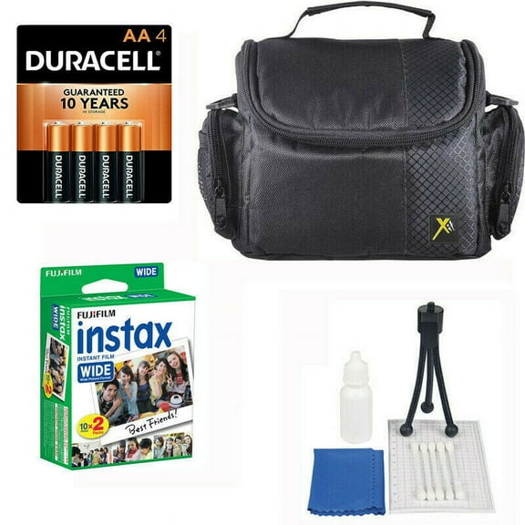 Starter Kit for Fuji instax Wide 300 Camera 20 Prints Film + Case + Accessories