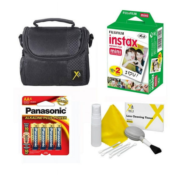 Starter Kit for Fuji instax mini 8, 9 Camera 20 Prints Film + Case + Accessories