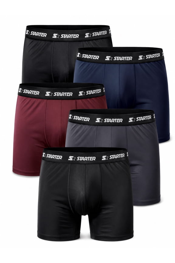 Men’s Active Performance Boxer Briefs, 5-Pack, Sizes S-XL