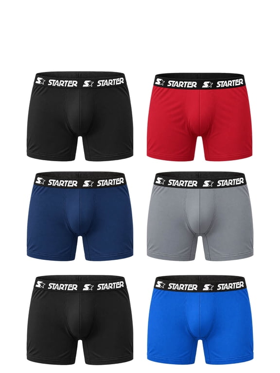 Men's Performance Boxer Briefs, 6-Pack