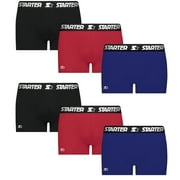 Starter Men’s Trunks Breathable Cotton Underwear Boxers for Men, Royal/Red/Black Large 6-Pack