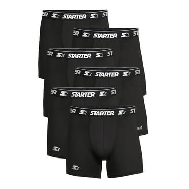 Starter Men’s and Big Men’s Active Performance Boxer Briefs, 6-Pack, Sizes S-5X