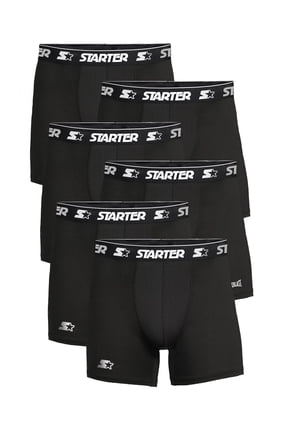 Men’s and Big Men’s Active Performance Boxer Briefs, 6-Pack, Sizes S-5X