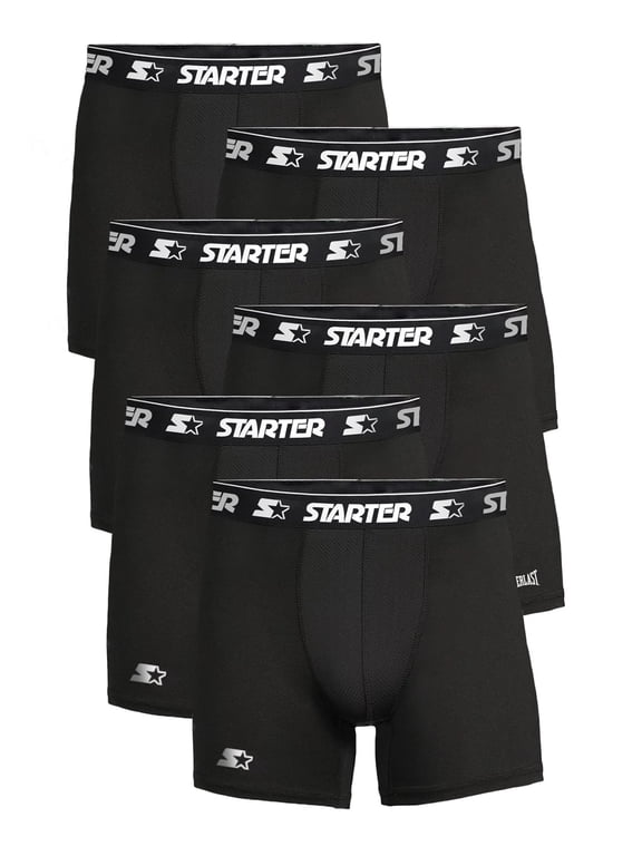 Men’s and Big Men’s Active Performance Boxer Briefs, 6-Pack, Sizes S-5X