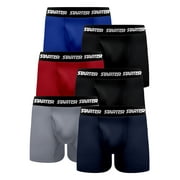 Starter Men s and Big Men s Active Performance Boxer Briefs, 6-Pack, Sizes S-5X