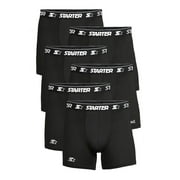 Starter Mens Boxer Briefs Active Performance Breathable Underwear for Men, 6-Pack