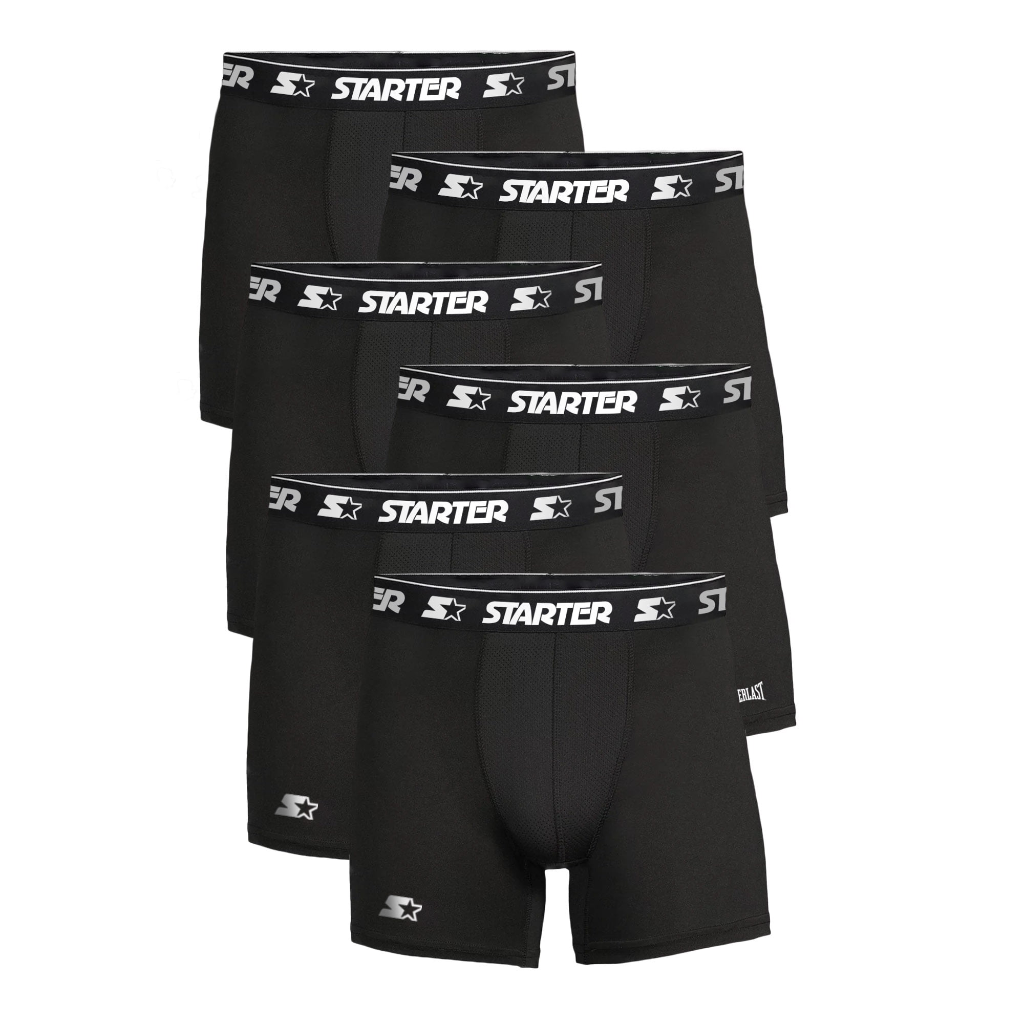 Starter Mens Boxer Briefs Active Performance Breathable Underwear for ...