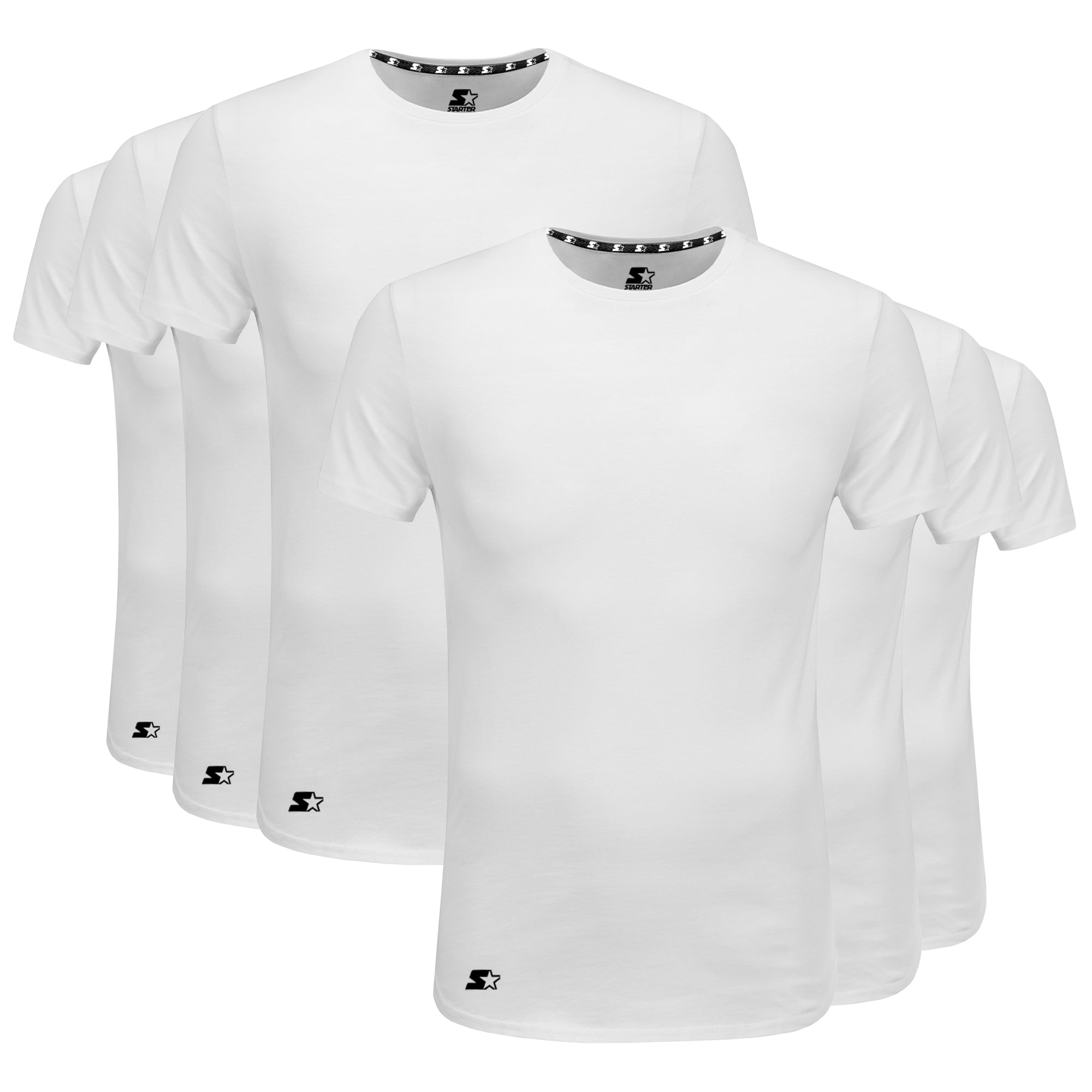 Starter Mens Crew Neck Undershirt Breathable Tagless Men’s Undershirts