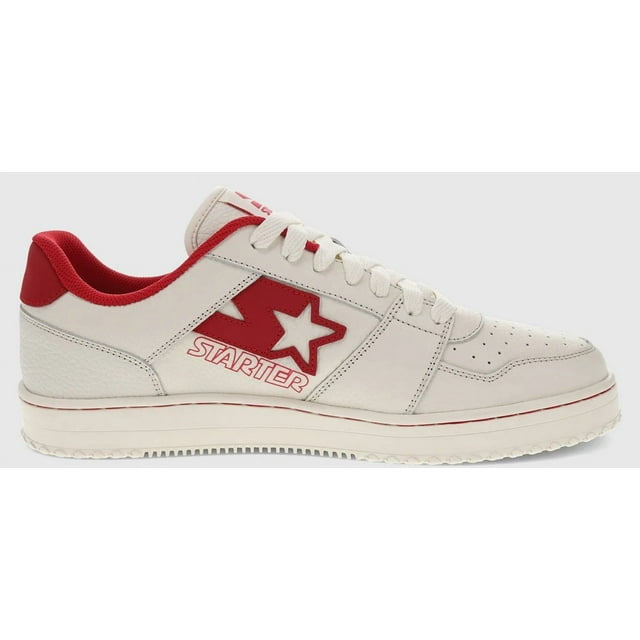 Starter Mens LFS 1 Sneaker, Adult, Off White/Red, 10 M US