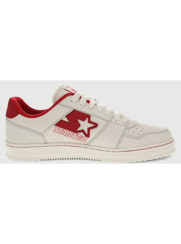Starter Mens LFS 1 Sneaker, Adult, Off White/Red, 10 M US