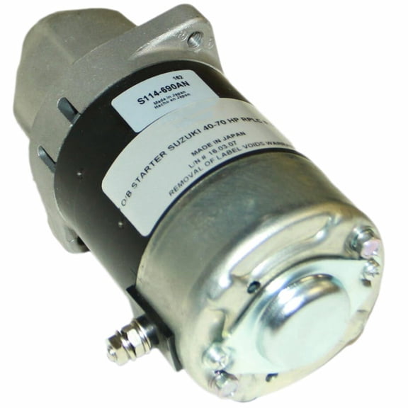 Starter Motor Compatible with 2005-2007 Johnson J70 Evinrude E70 70HP 4-Stroke and 2001-2009 Suzuki DF40 DF50 DF60 DF70 Outboard 12V 8-Tooth CCW OMC 5030780 5031457 S114-690A 87J10