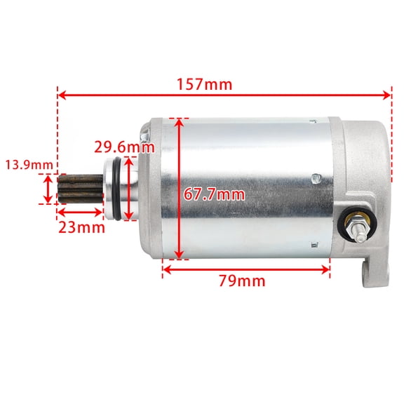 Starter Motor For Odes,VTwin,UTV,800,1000,Dominator,D2,D4,X2,X4,Ravager,Raider
