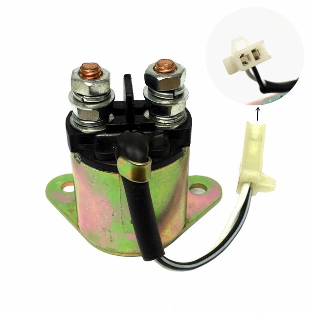 Starter Motor Solenoid W/ 2Wire Plug for Aipower SUA9000E SUA10000EC SUA12000E For Predator