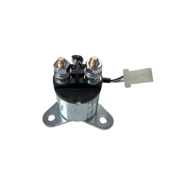 Starter Motor Solenoid W/ 2-Wire Plug for A-ipower SUA9000E SUA10000EC SUA12000E for Predator 7000/8750W 420cc for Generac GP6500E GP7500E GP8000E for All Power Gentron 10000W Generator W/Pigtail