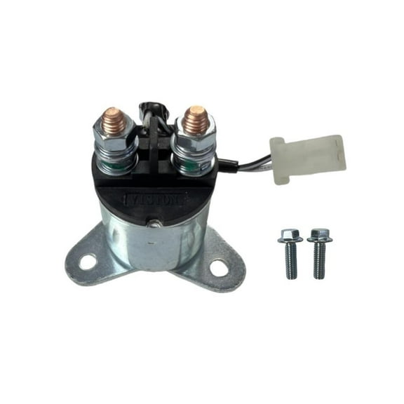 Starter Motor Solenoid W/ 2-Wire Plug for A-ipower SUA9000E SUA10000EC SUA12000E for Predator 7000/8750W 420cc for Generac GP6500E GP7500E GP8000E for All Power Gentron 10000W Generator W/Pigtail