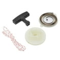 Starter Pulley Replacement Pull Start Pulley Spring Grip Rope Kit for