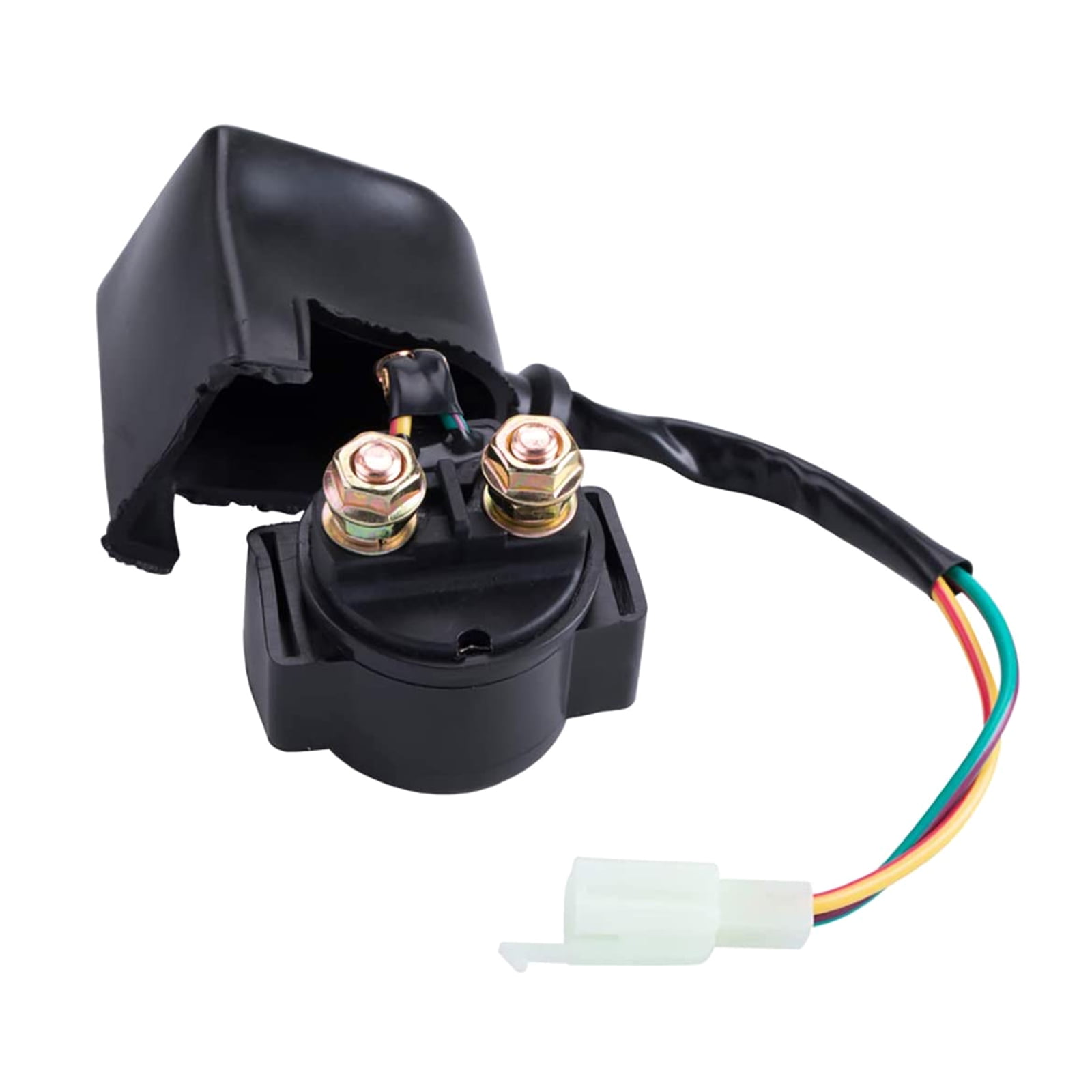 Motorcycle Parts Starter Solenoid Relay Quality Metal & Plastic Made Compatible for w/ 4-Stroke Engine 50cc 150cc 20