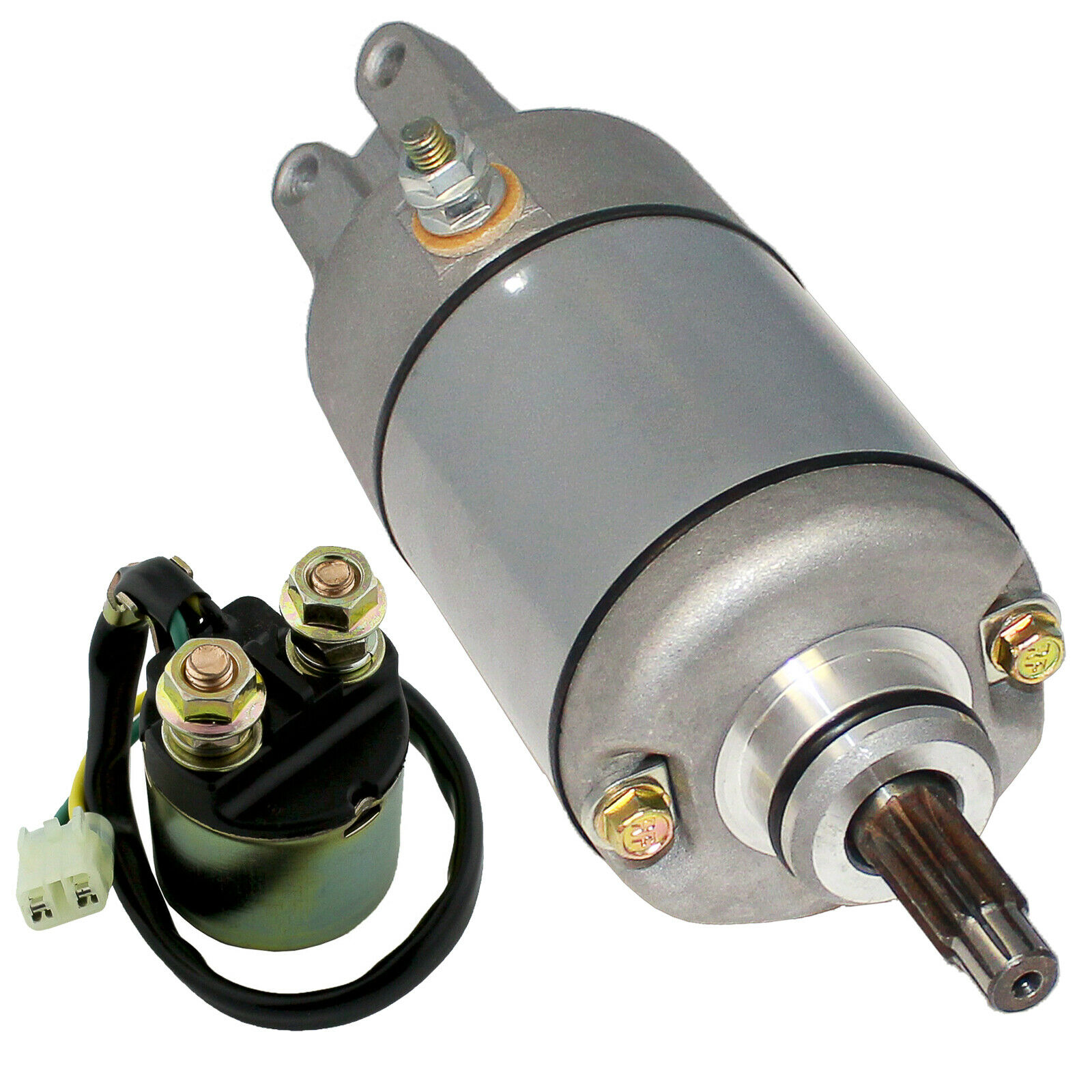 Starter & Relay Solenoid for Honda TRX450 TRX450ES Fourtrax Foreman 1998-2009