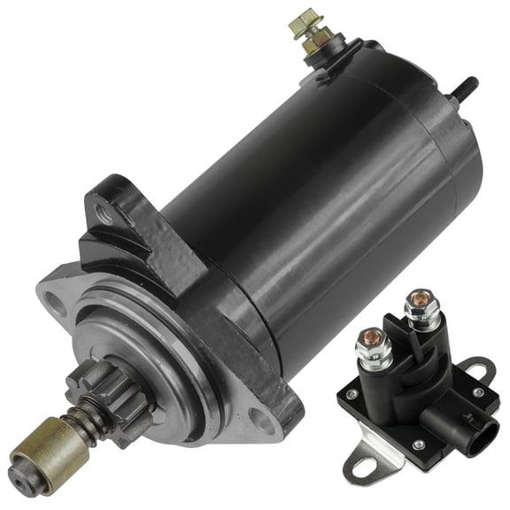 Starter & Relay Solenoid for Seadoo Challenger 2000 2001 Jet Boat New