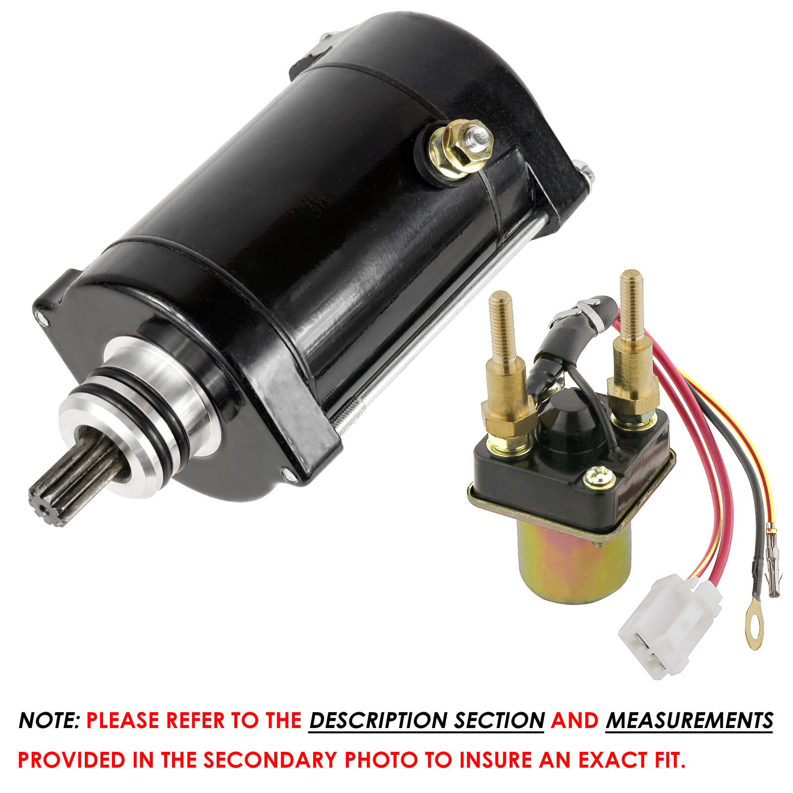 Starter & Relay Switch for Kawasaki JH1100 Jetski 1100 ZXi 1996 1997