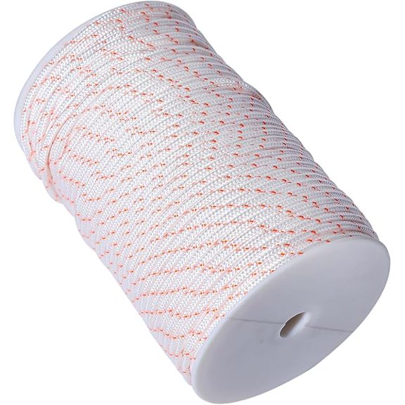 Starter Rope Pull Cord Replacement, 3mm X 100m Nylon, For Recoil Pull Starters, Low Stretch Weave, Verify Length