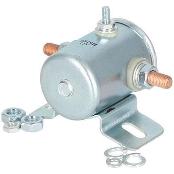 Starter Solenoid - Prestolite Style - 3 Terminal - 12 Volt - Metal Body fits kklefc A57068 fits International 896217C1 fits Massey Ferguson TO35 35 50 65 85 1019398M91 fits Allis Chalmers 70237136