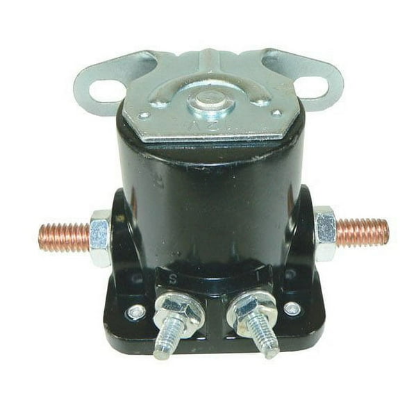 Starter Solenoid - Style - 12 Volt - 4 Terminal Compatible with fits New Holland 76919 fits Ford 2000 4000 4110 311006 D2AF11450AA fits Versatile